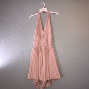 light blush pink romper